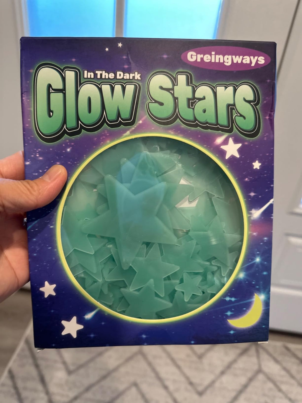 201 Pcs Glow in The Dark Stars Stickers for Ceiling Bedroom, Stocking Stuffers for Kids Ages 3-5, 4-8, 8-12, Boys Girls Room Decor Wall Stickers Easter Basket Stuffers for Toddler