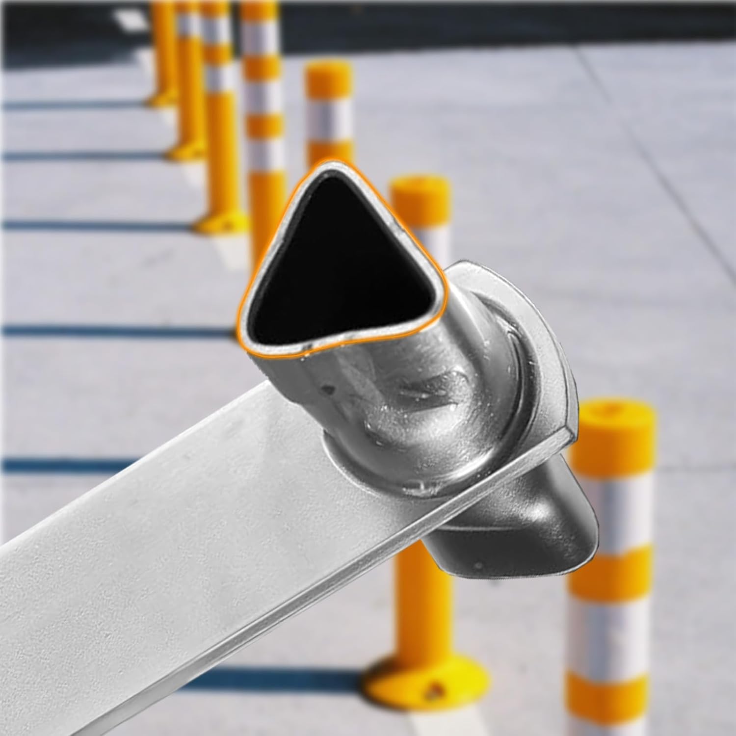 Bollard Key, Triangular Key for Barrier Posts, Double Size M12/M10 Wrench, 3-Point Key, Fire Brigade Key, Suitable for Barrier Posts and Guardrails